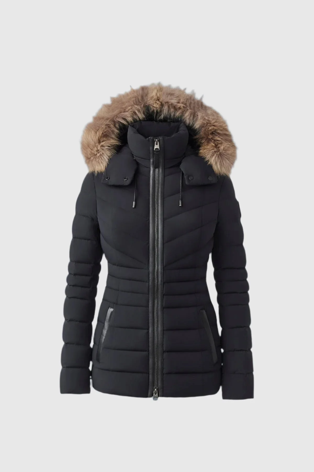 PATSY-FZ Manteau Agile 360 en duvet avec col en fourrure naturelle - 1