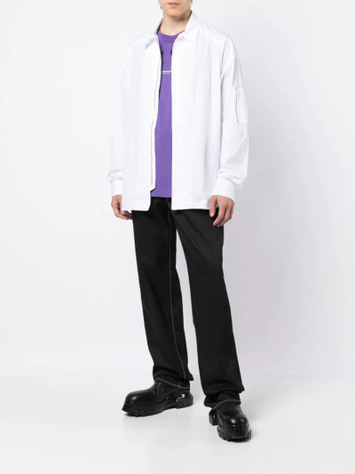 JUUN.J concealed-front fastening poplin shirt outlook