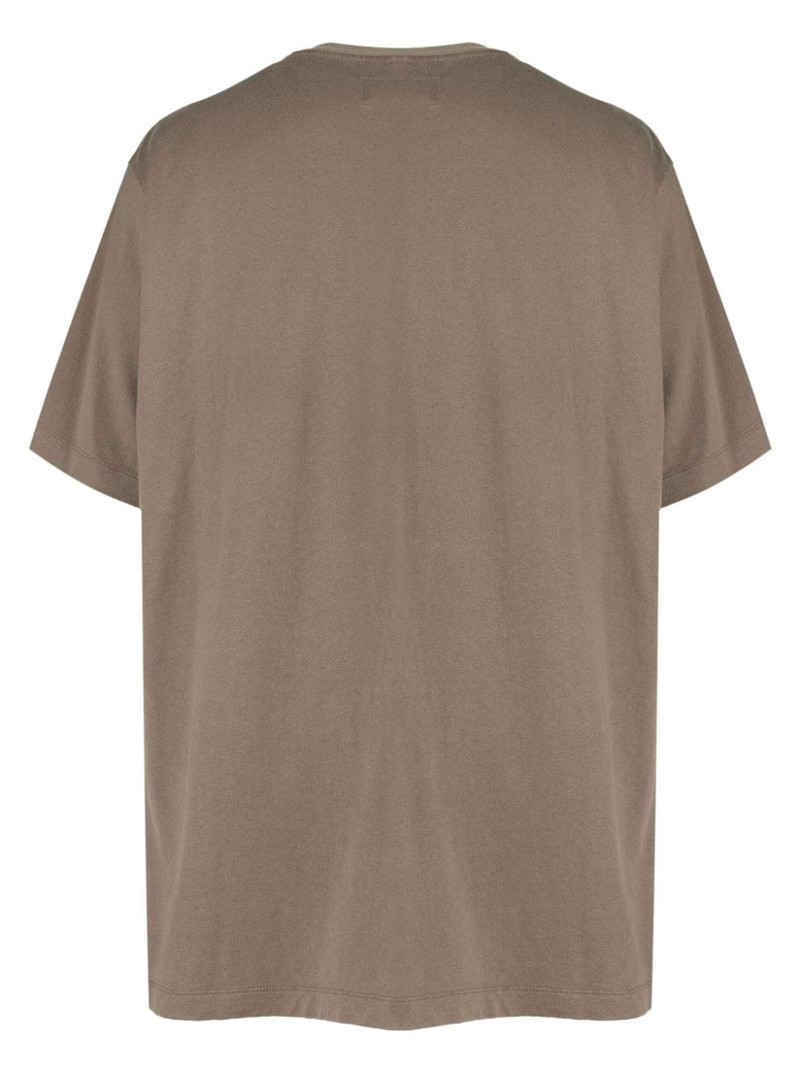 doublet logo-embroidery cotton T-shirt outlook