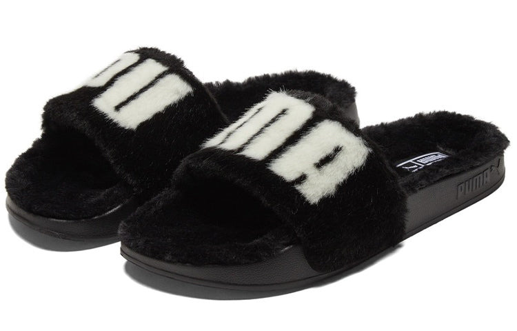 (WMNS) PUMA Leadcat 2.0 Fuzz 'Black White' 387313-01 - 3