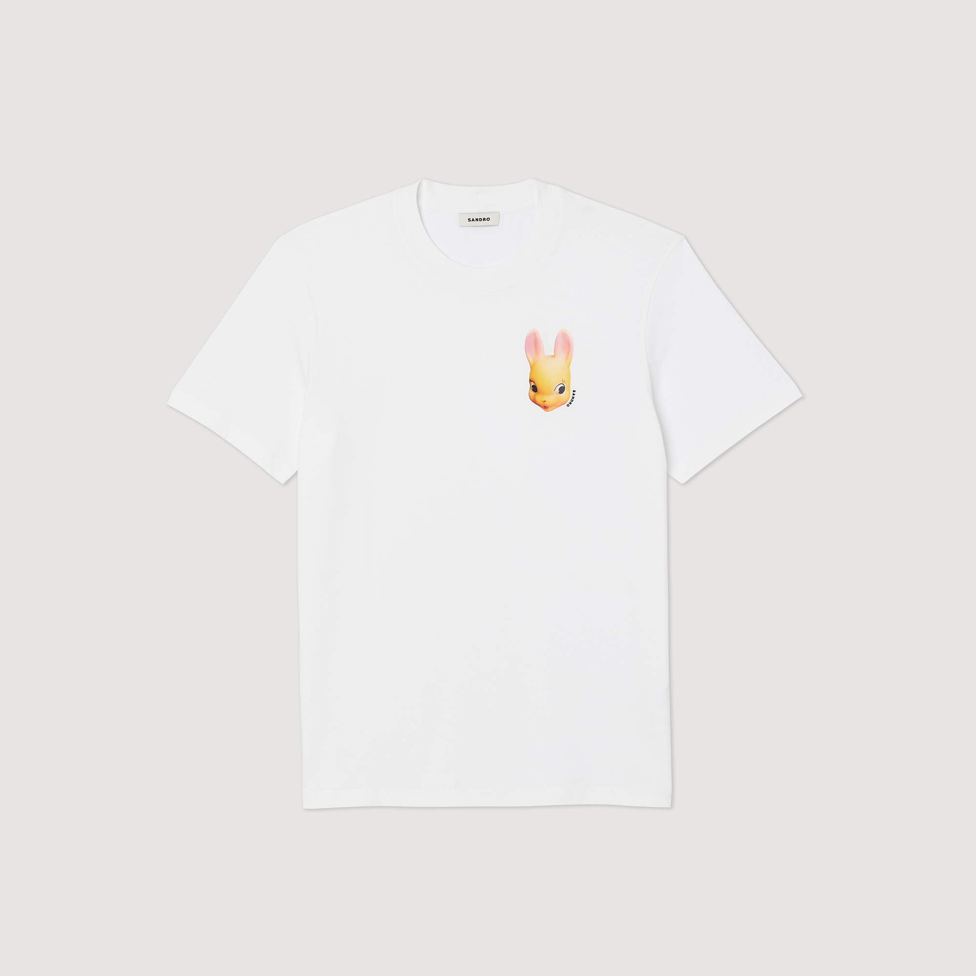Rabbit print T-shirt - 1