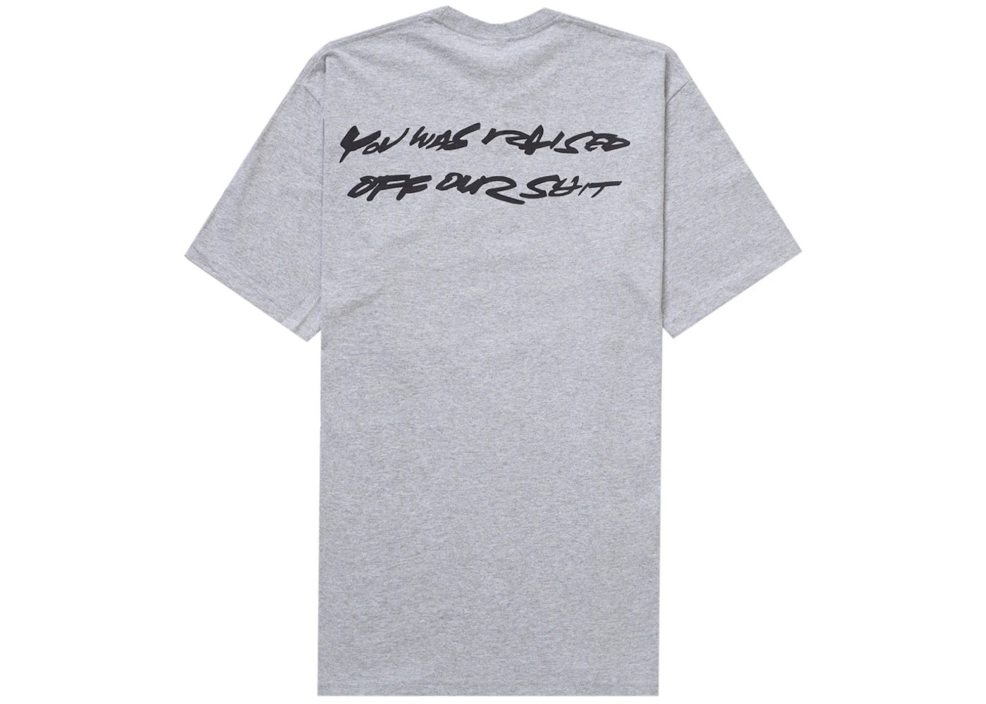 Supreme Futura Box Logo Tee Heather Grey - 2