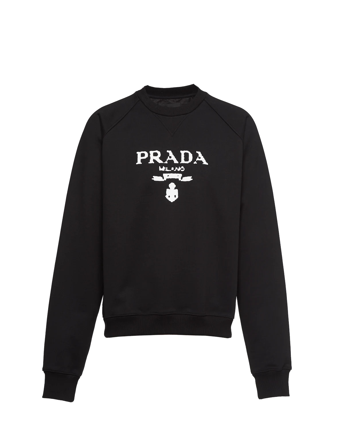 Printed cotton fleece sweatshirt - 1