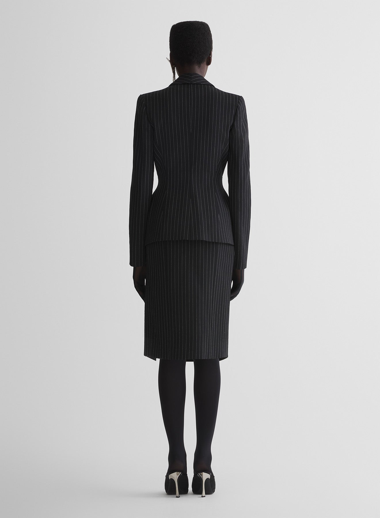 re/edit lingerie pinstripe skirt - 5