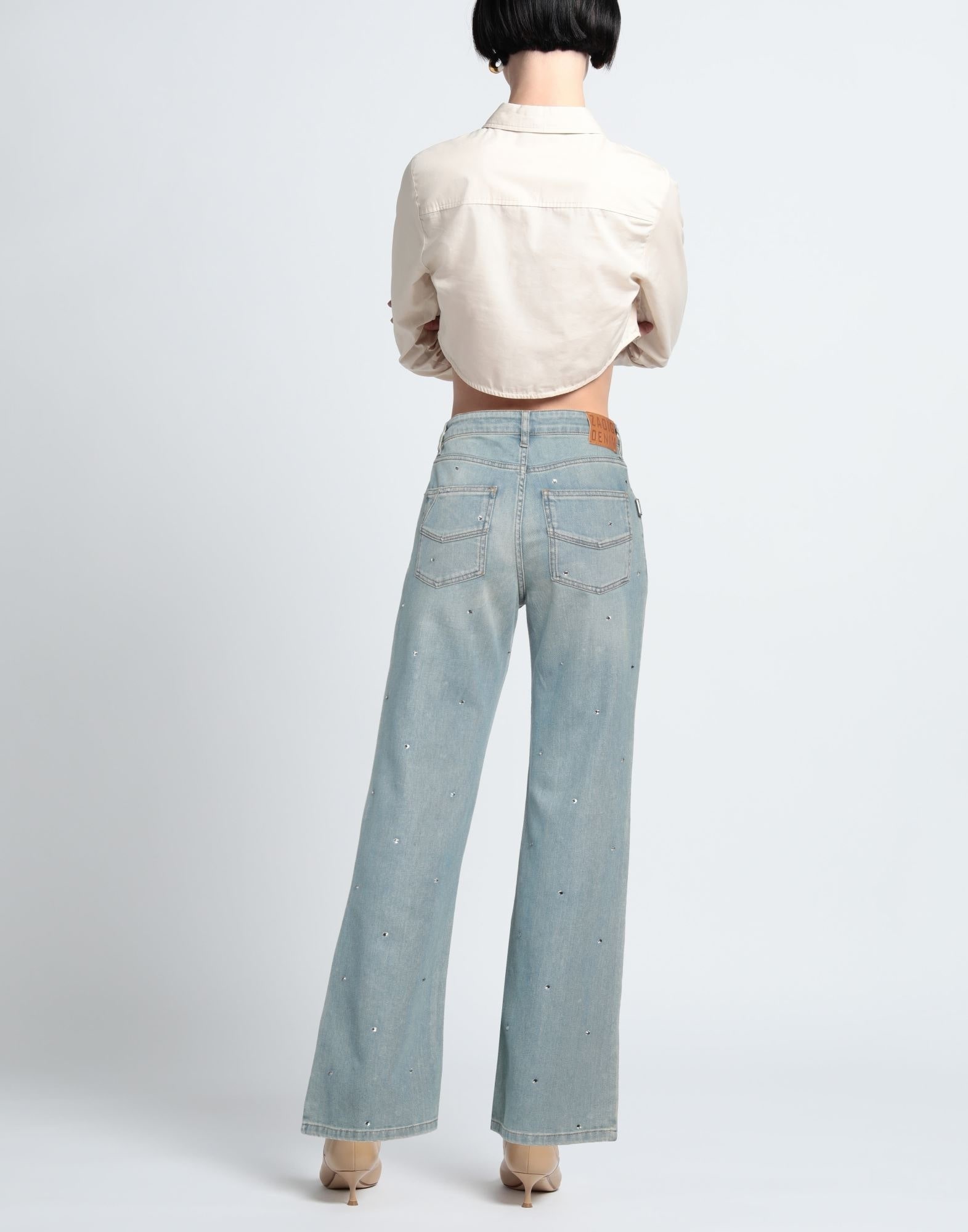 Blue Women's Denim Pants - 3