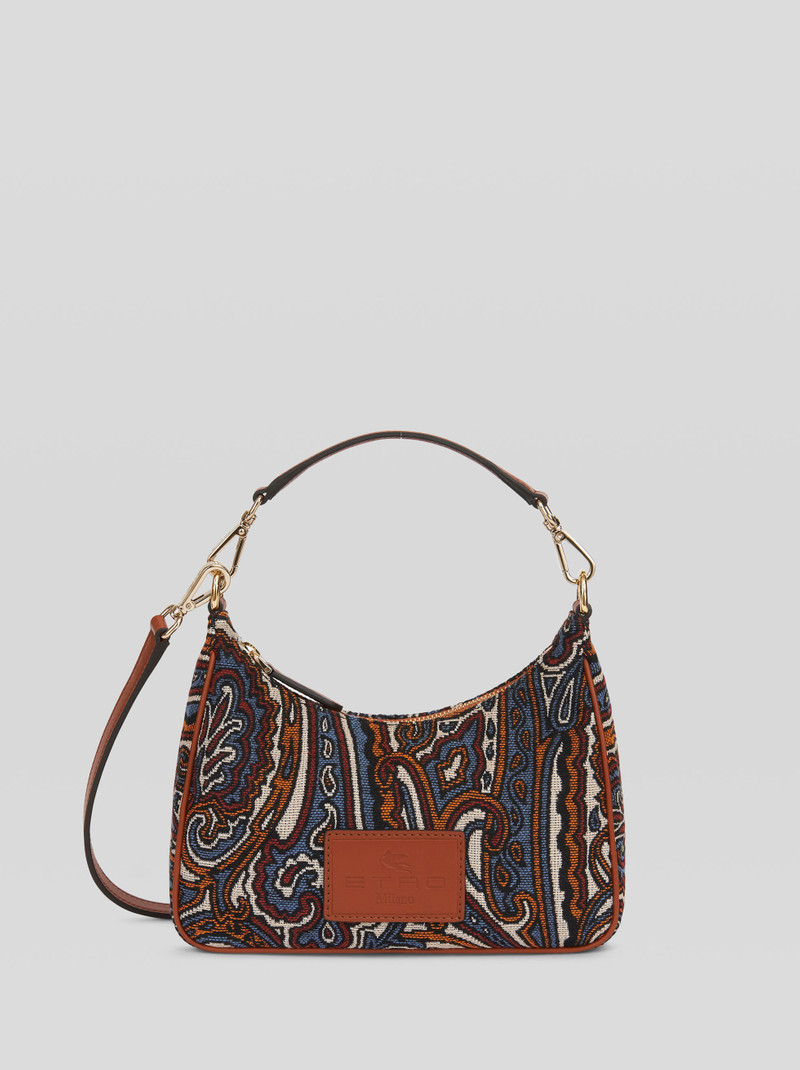 PAISLEY JACQUARD MINI HOBO BAG 1