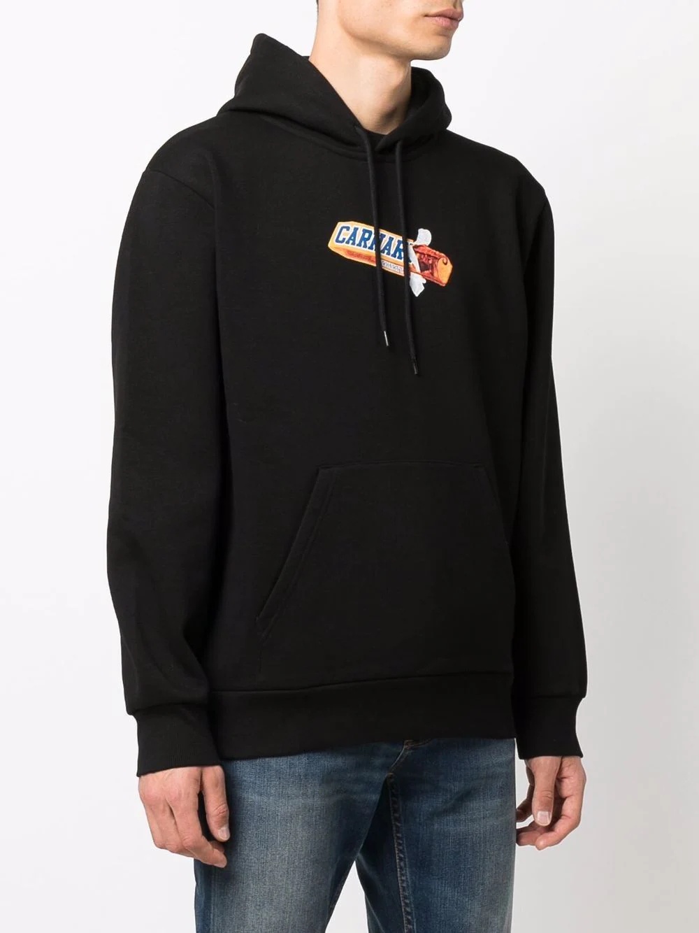 logo print hoodie - 3