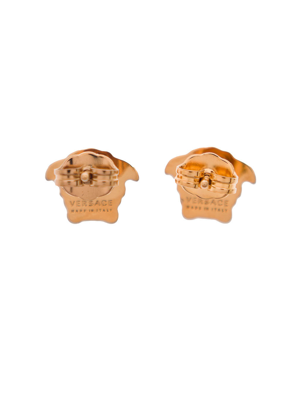 Versace Men Medusa Head Earrings In Gold-Tone Brass Man - 3