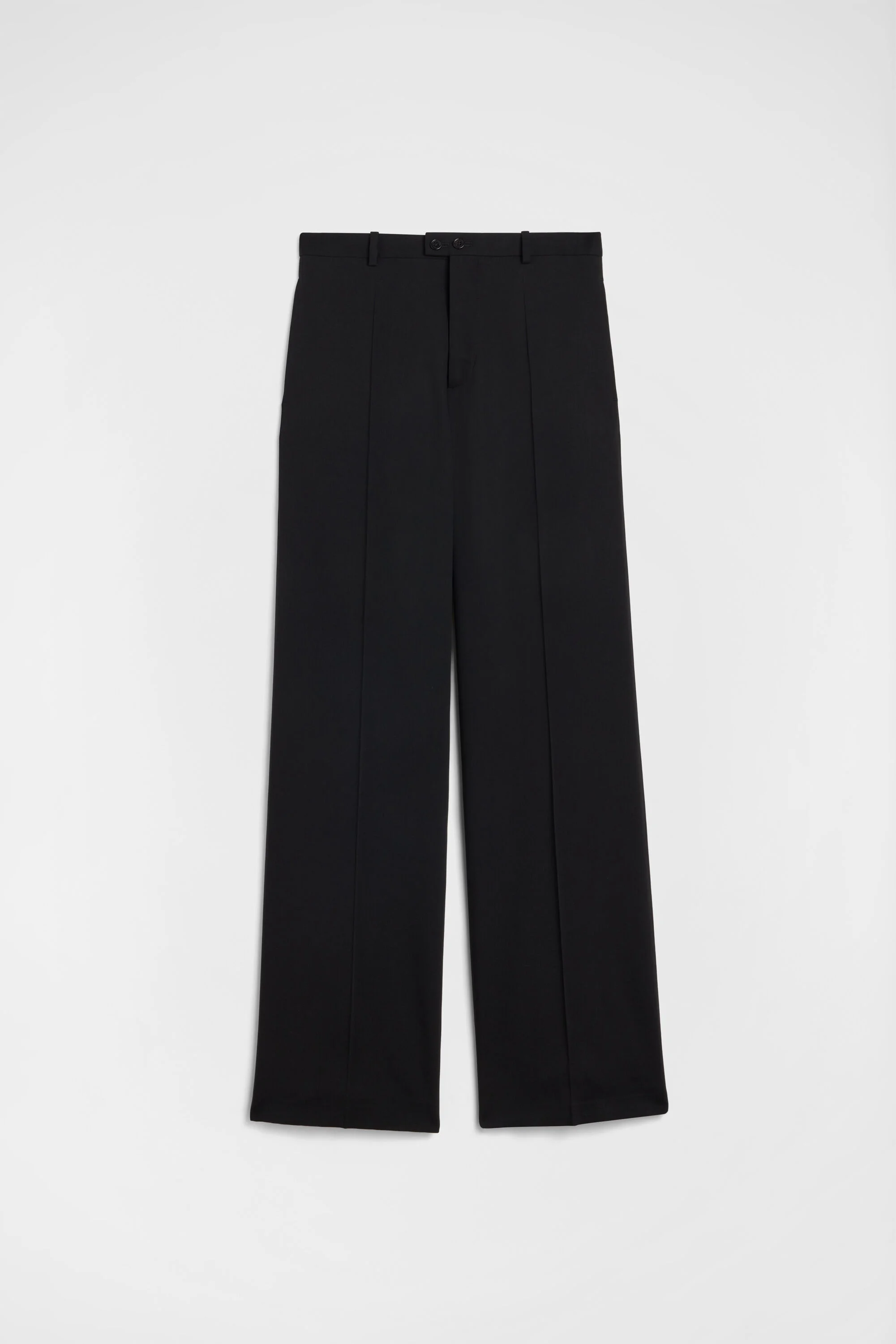 Wool Canvas Trousers - 1