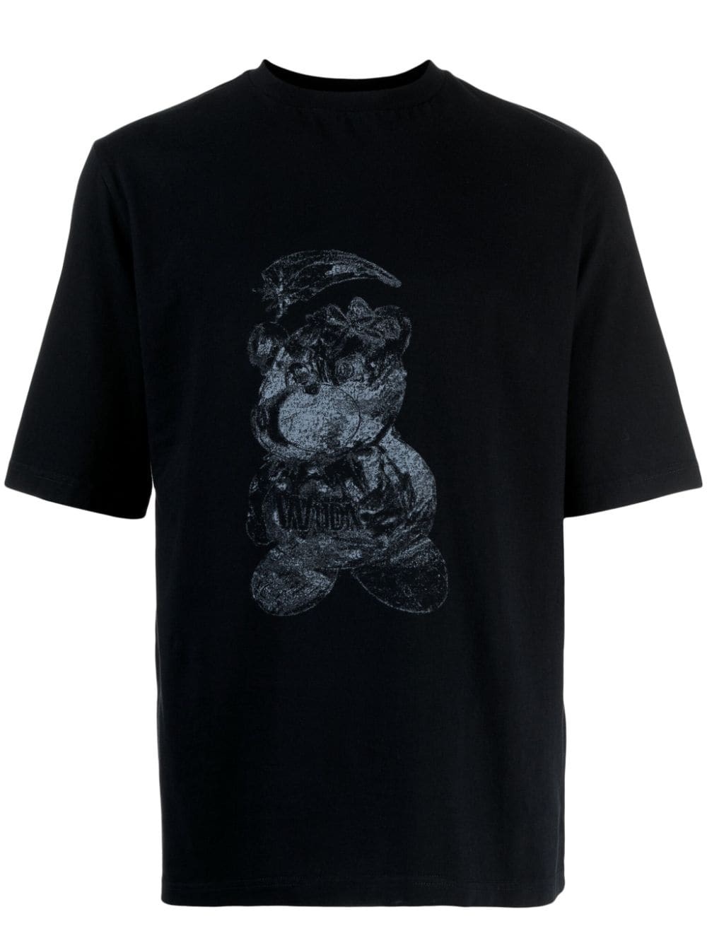 cartoon-print cotton T-shirt - 1