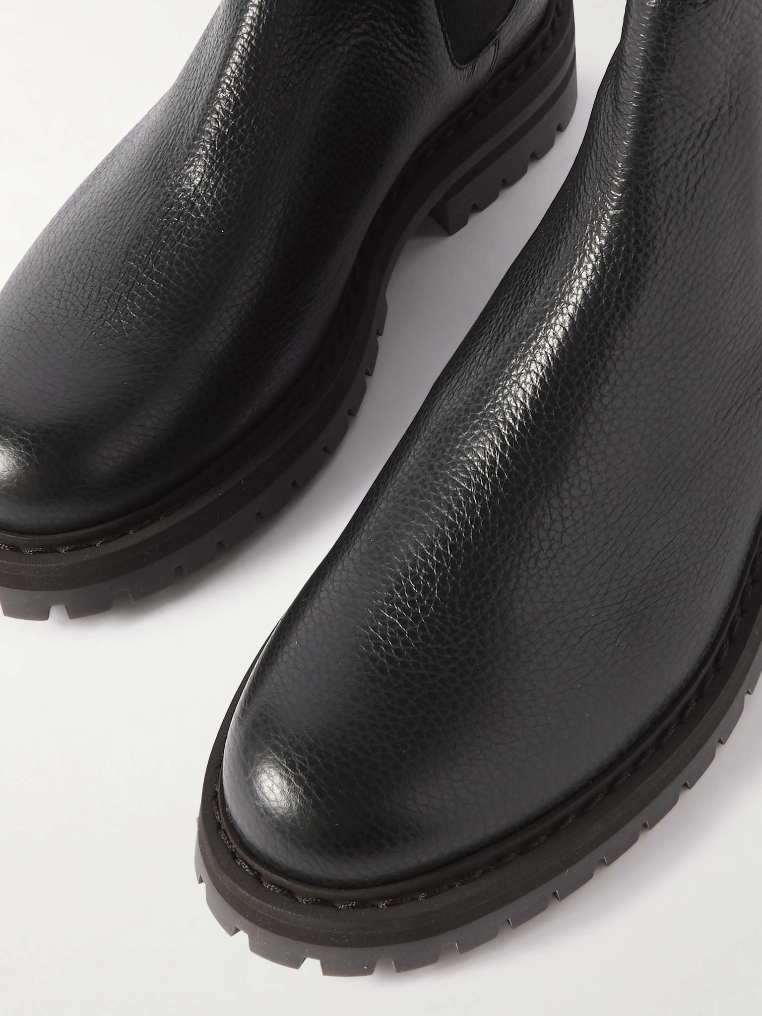 Nappa Leather Chelsea Boots - 6
