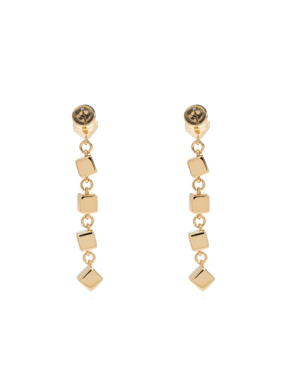 letter-charm earrings - 3