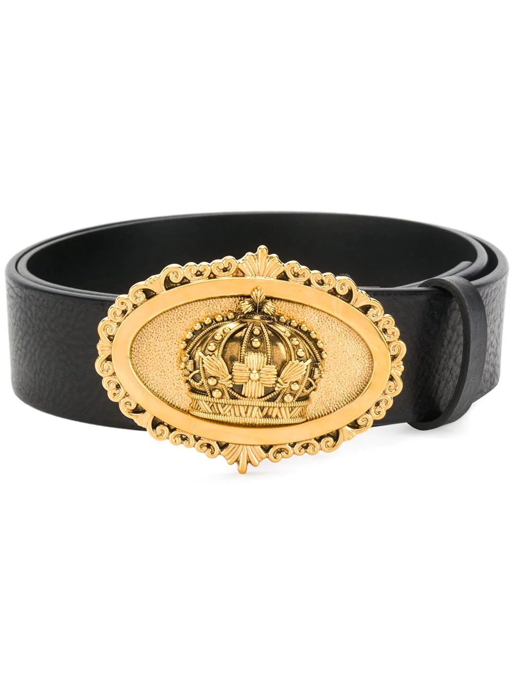 crown logo plaque belt - 1