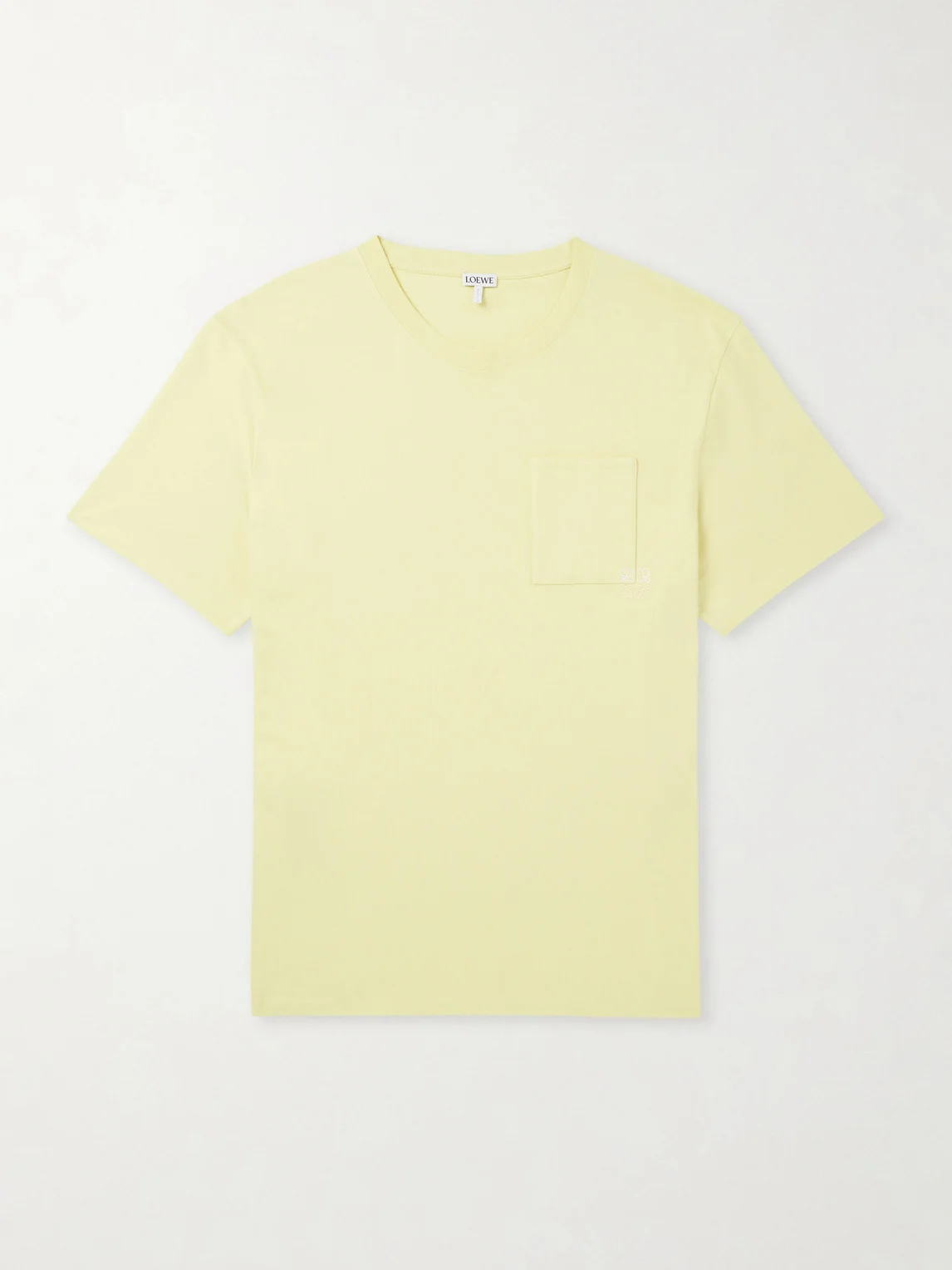 Anagram-Embroidered Cotton-Jersey T-Shirt - 1