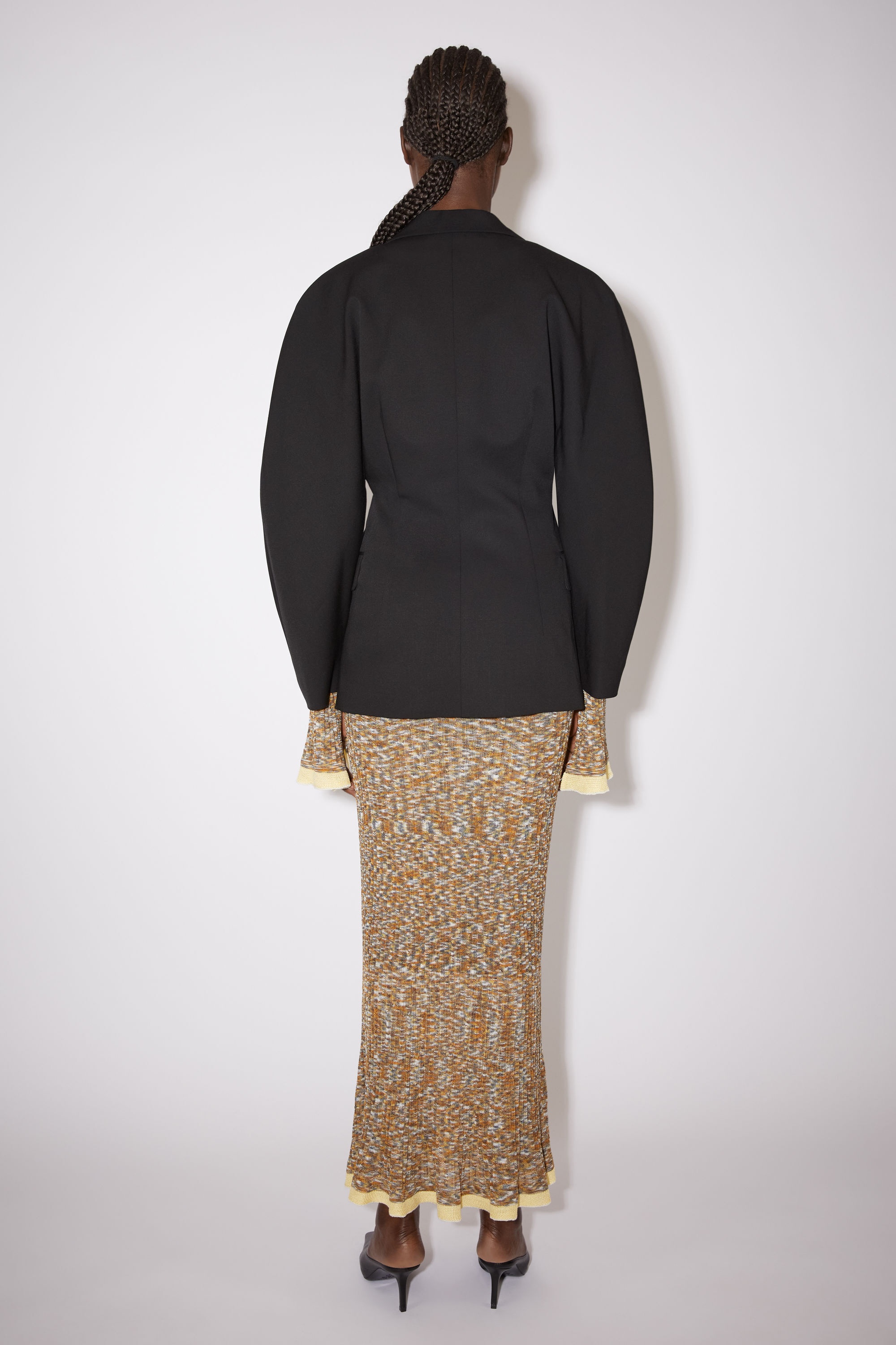 Stretch suit jacket - Black - 3