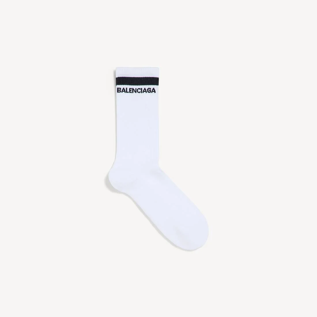 Men's Logo Socks in White/black - 1