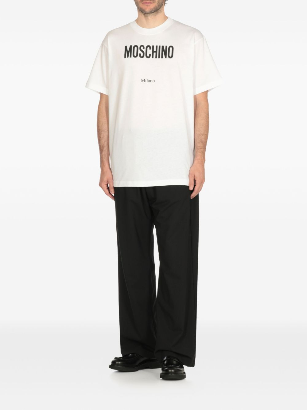 logo-print cotton T-shirt - 2