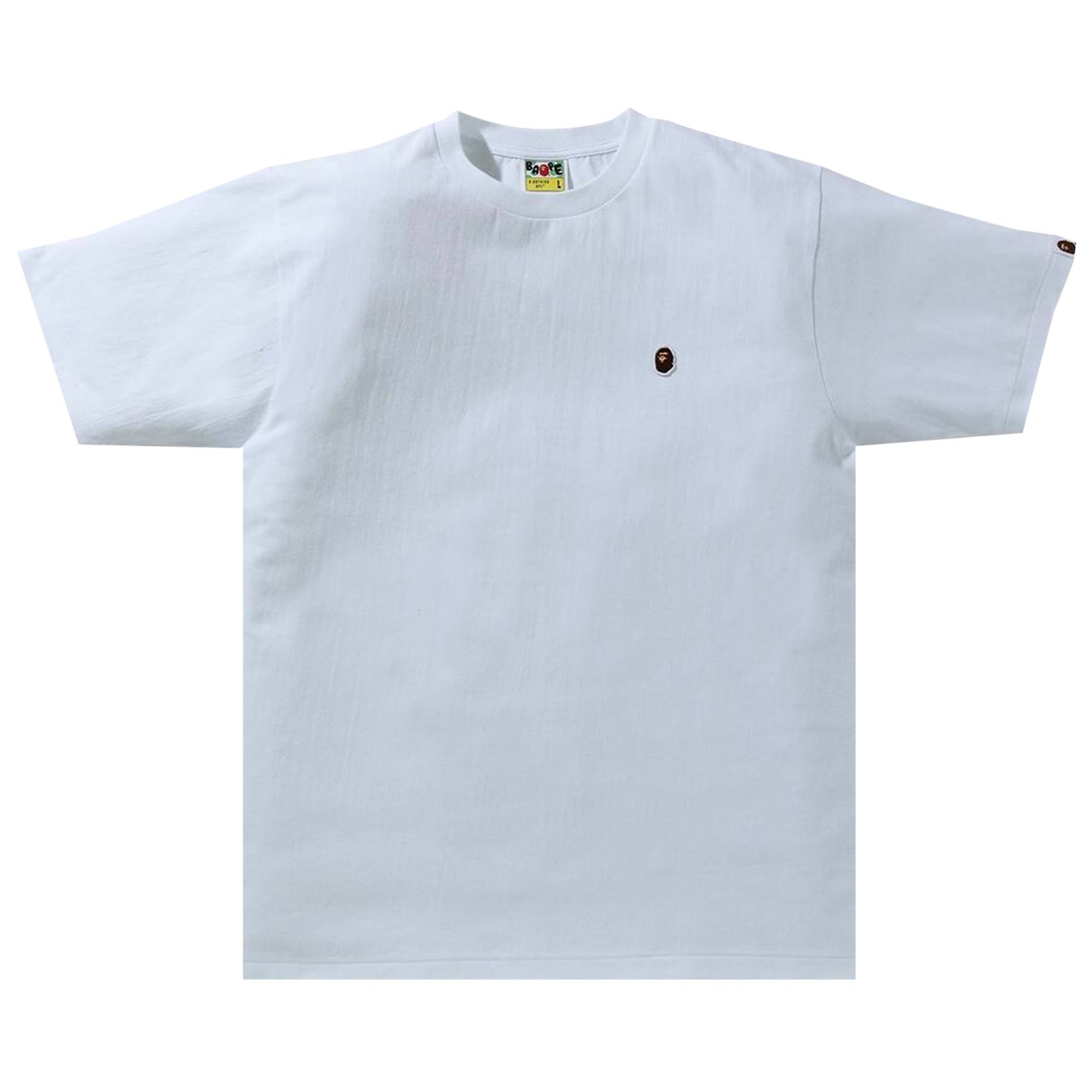 BAPE Ape Head One Point Tee 'White' - 1