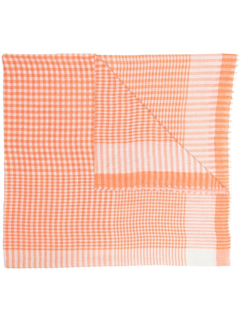 check pattern scarf 1