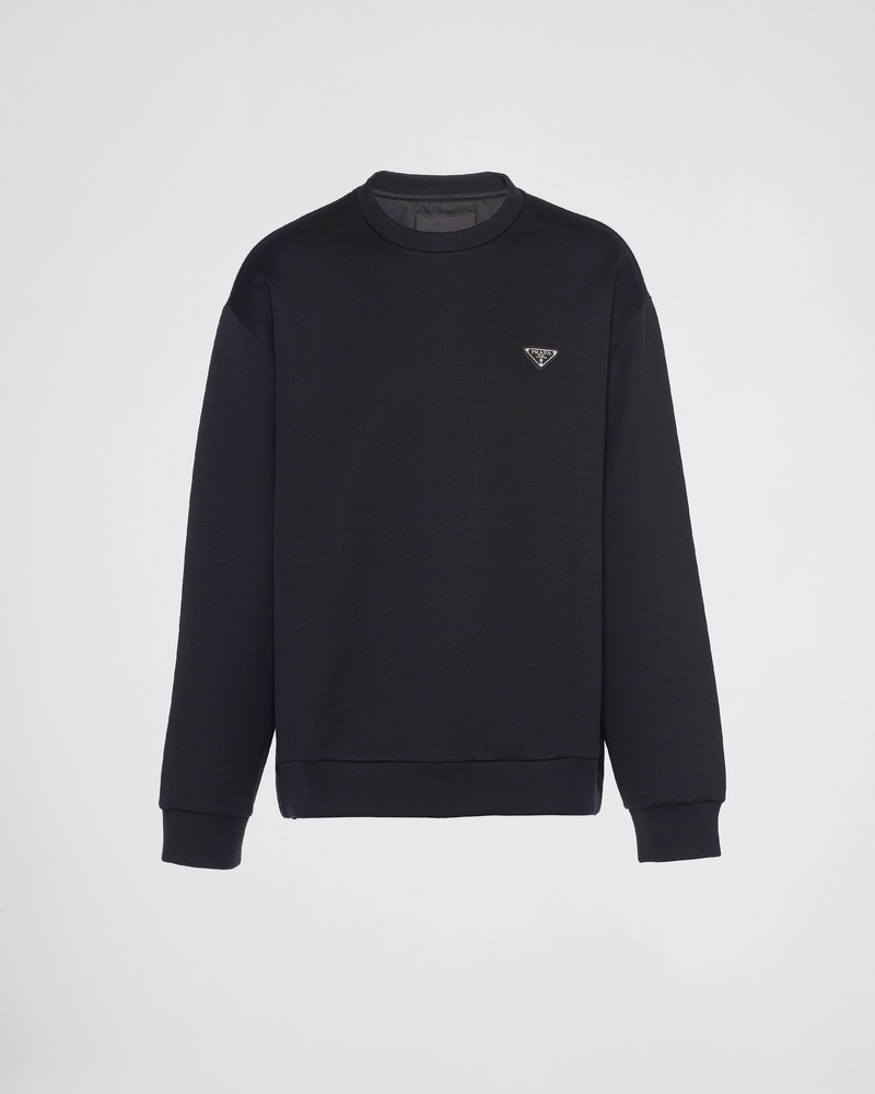 Technical cotton sweatshirt 1