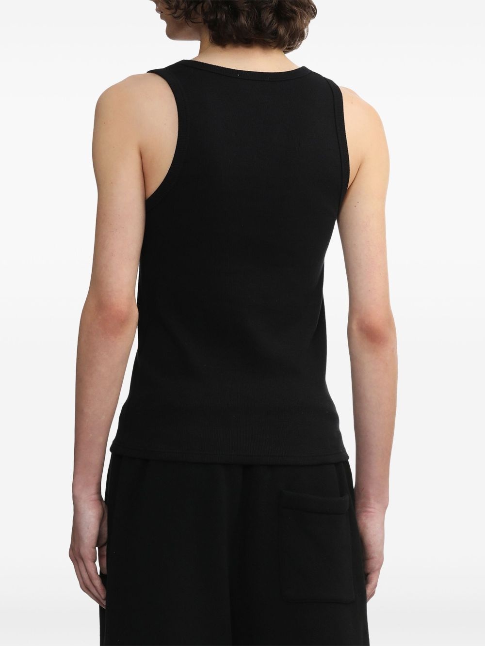 logo-print tank top - 4