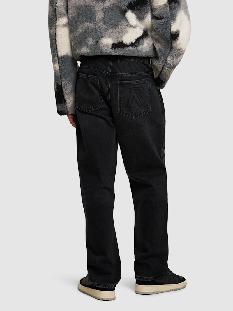 R2 denim straight jeans - 3