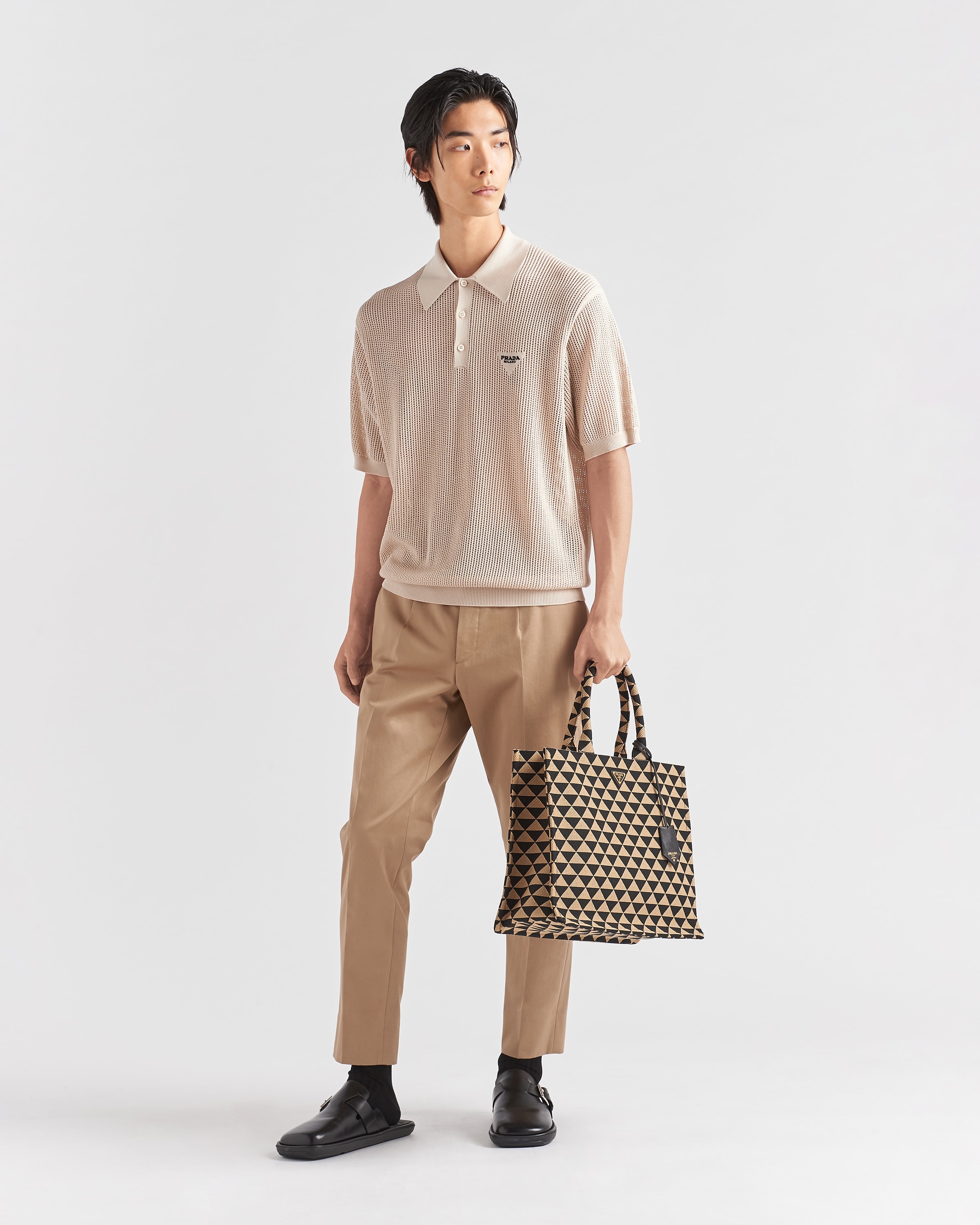 Cotton-silk polo shirt - 2