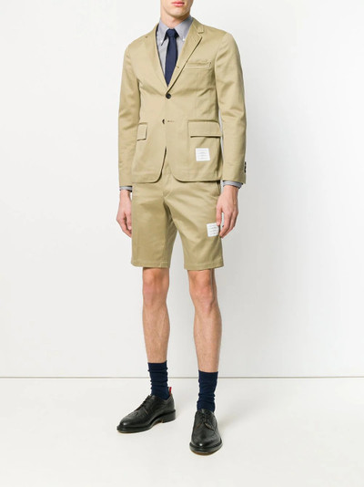 Thom Browne Cotton Twill Chino Shorts outlook