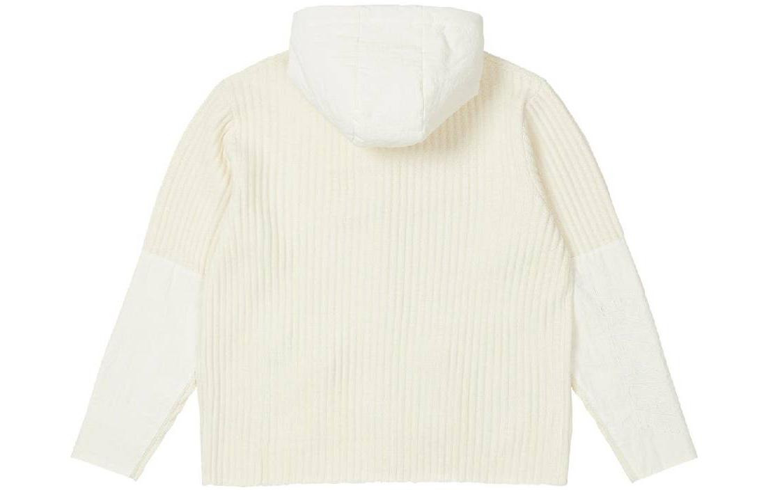 Palace FW22 Marine Zip Hood Knit Jacket 'White' P23KW041 - 2