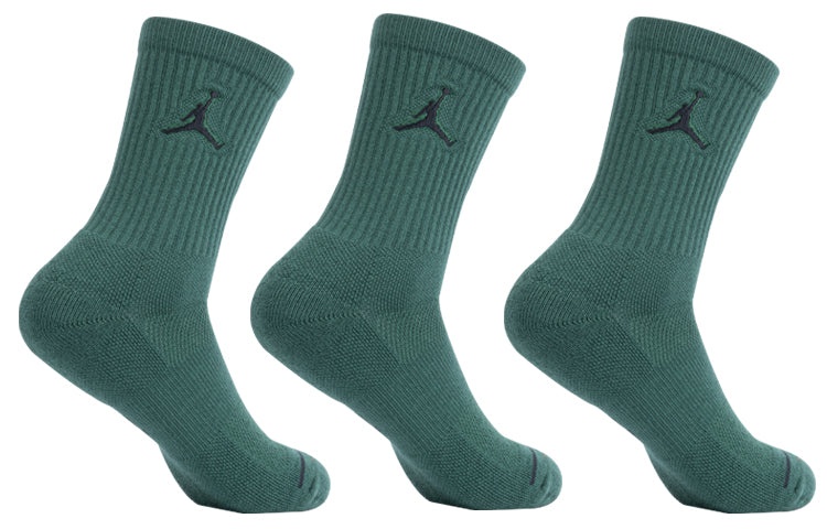 Air Jordan Everyday Max Crew Basketball Casual Sports Breathable Sports Socks Couple Style 3 Pairs G - 3