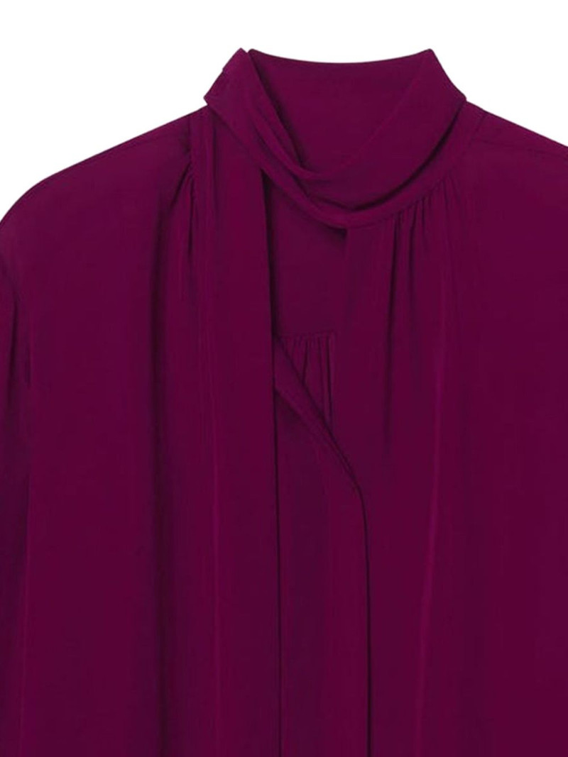 A.L.C. tied-neck silk blouse outlook