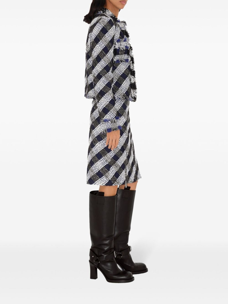 Check tweed skirt 3