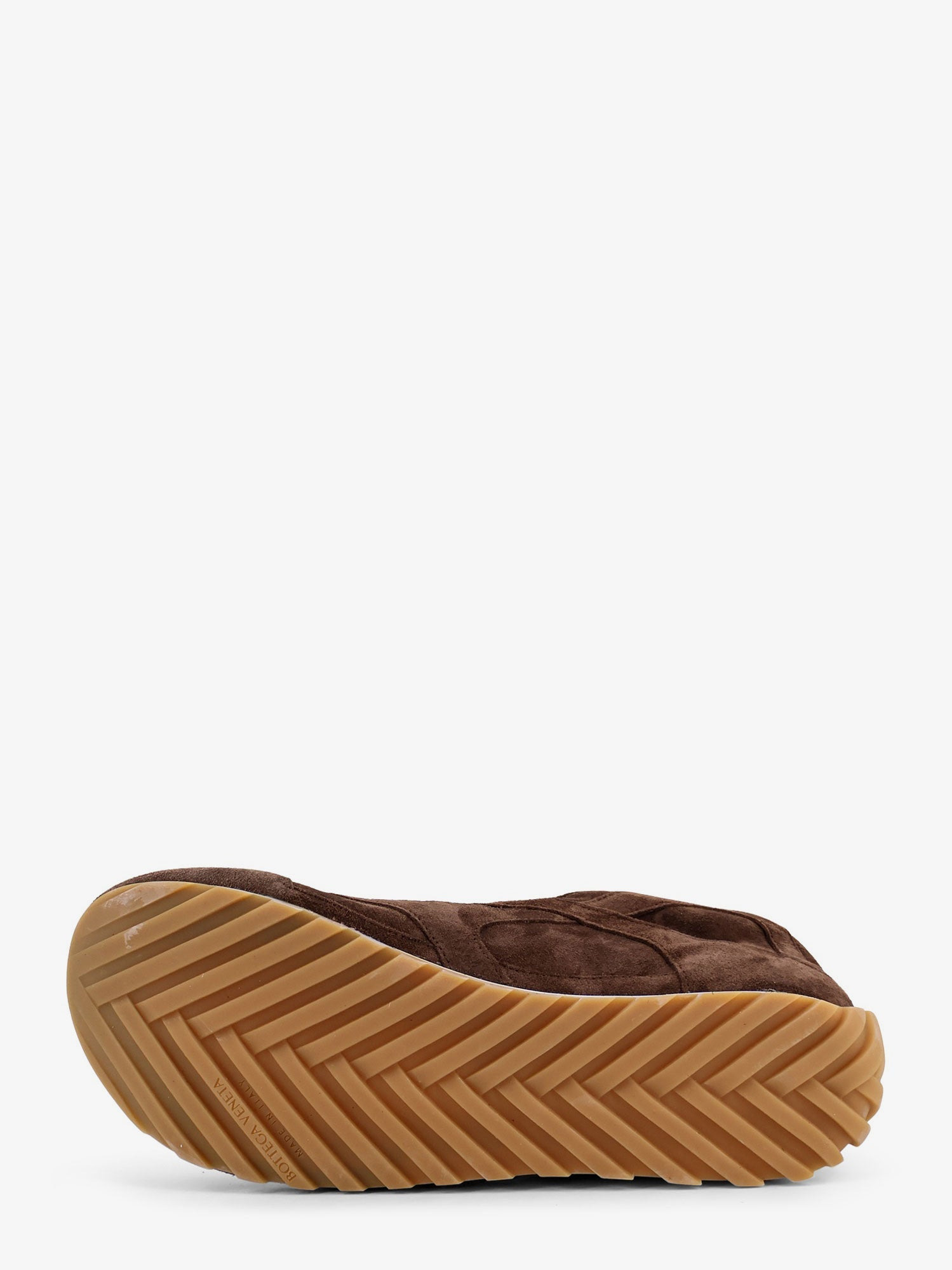 Bottega Veneta Men Orbit Flash Low-Top Suede Sneakers - 4