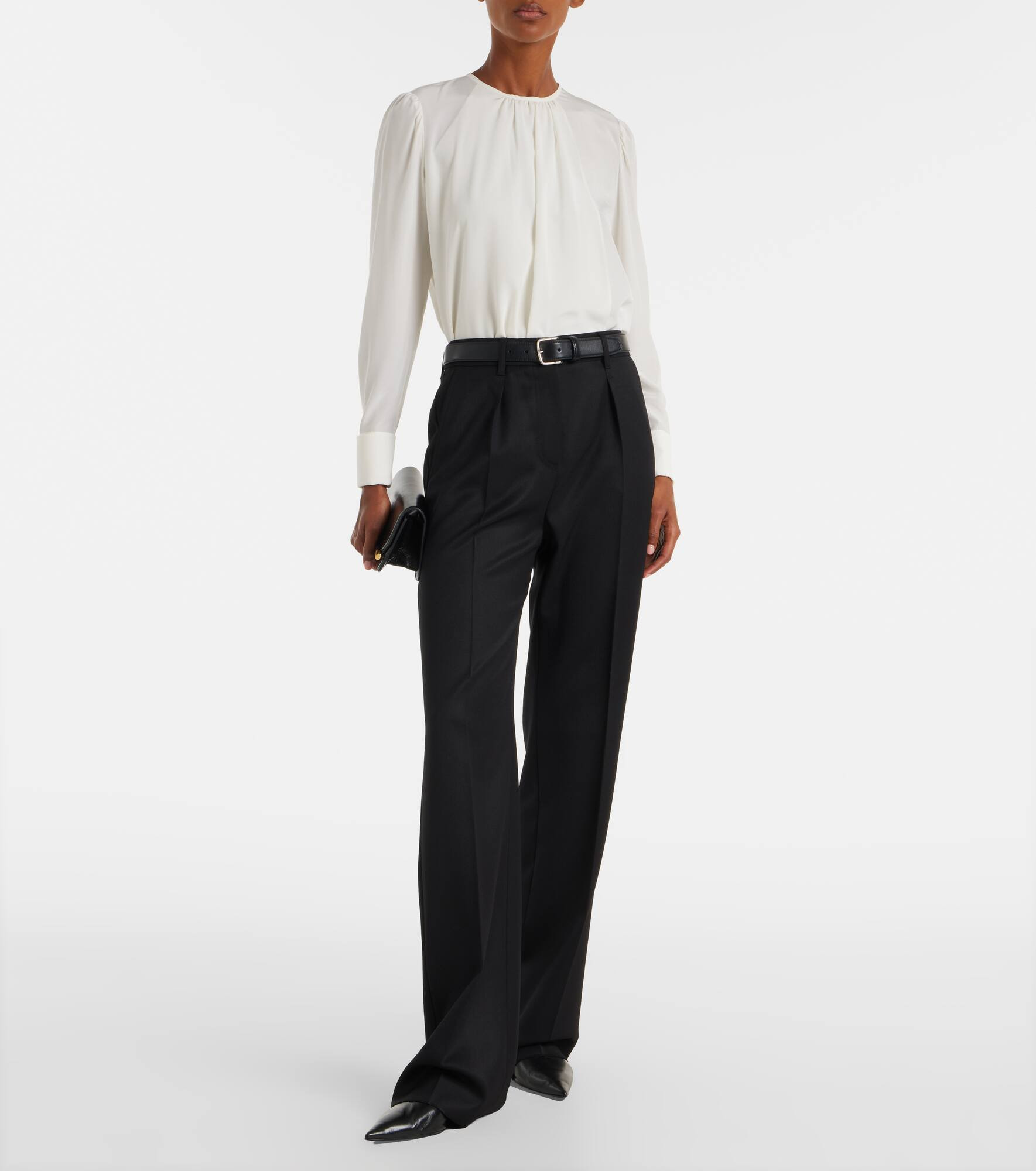 Cannes virgin wool straight pants - 2