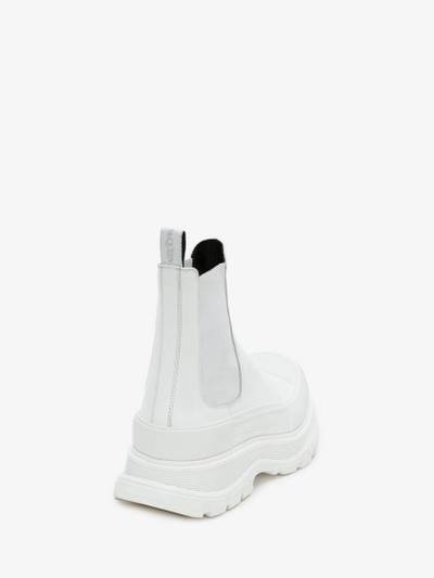 Alexander McQueen Tread Slick Boot in White/silver outlook