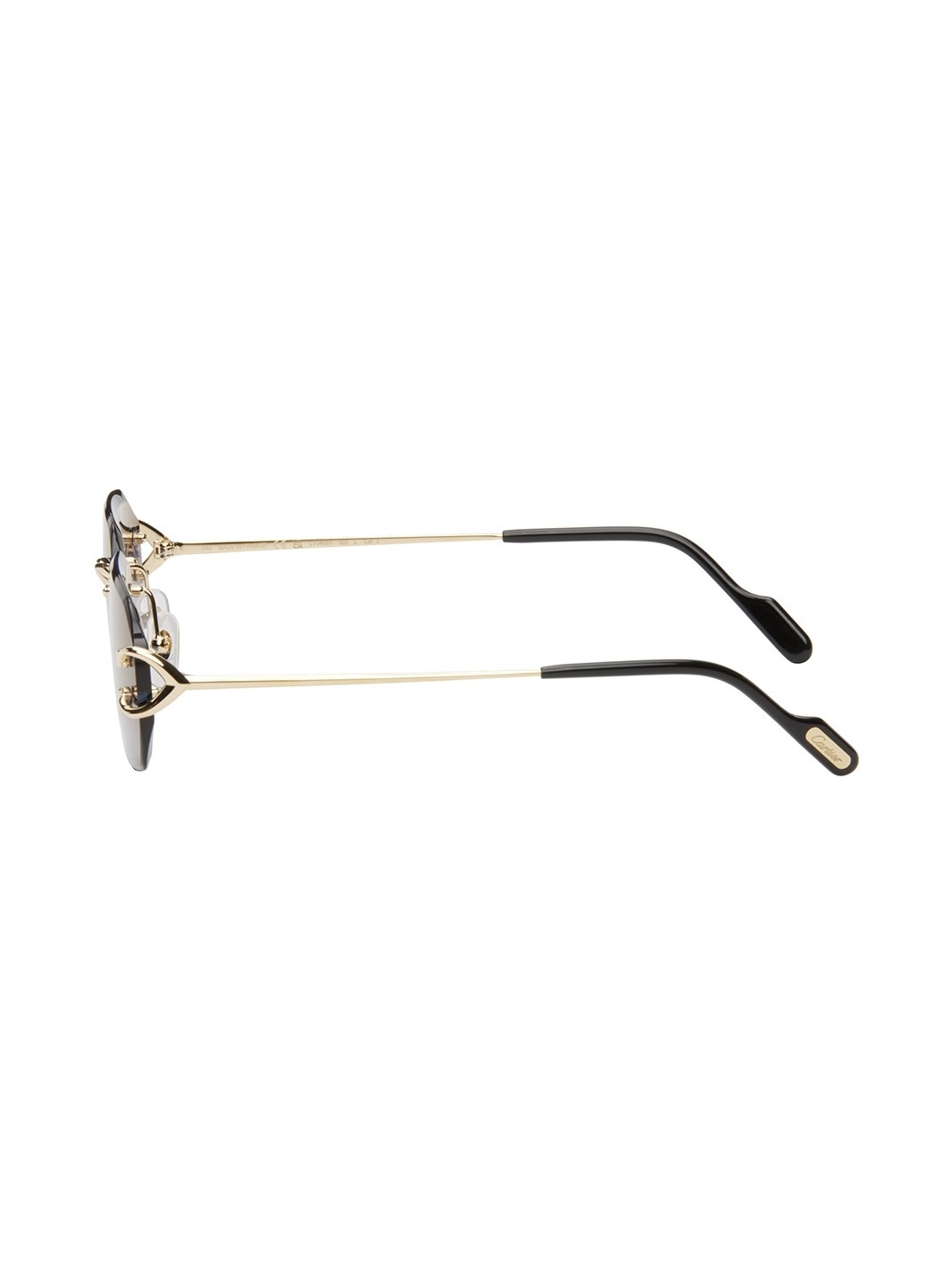 Gold 'Classic C de Cartier' Sunglasses - 3