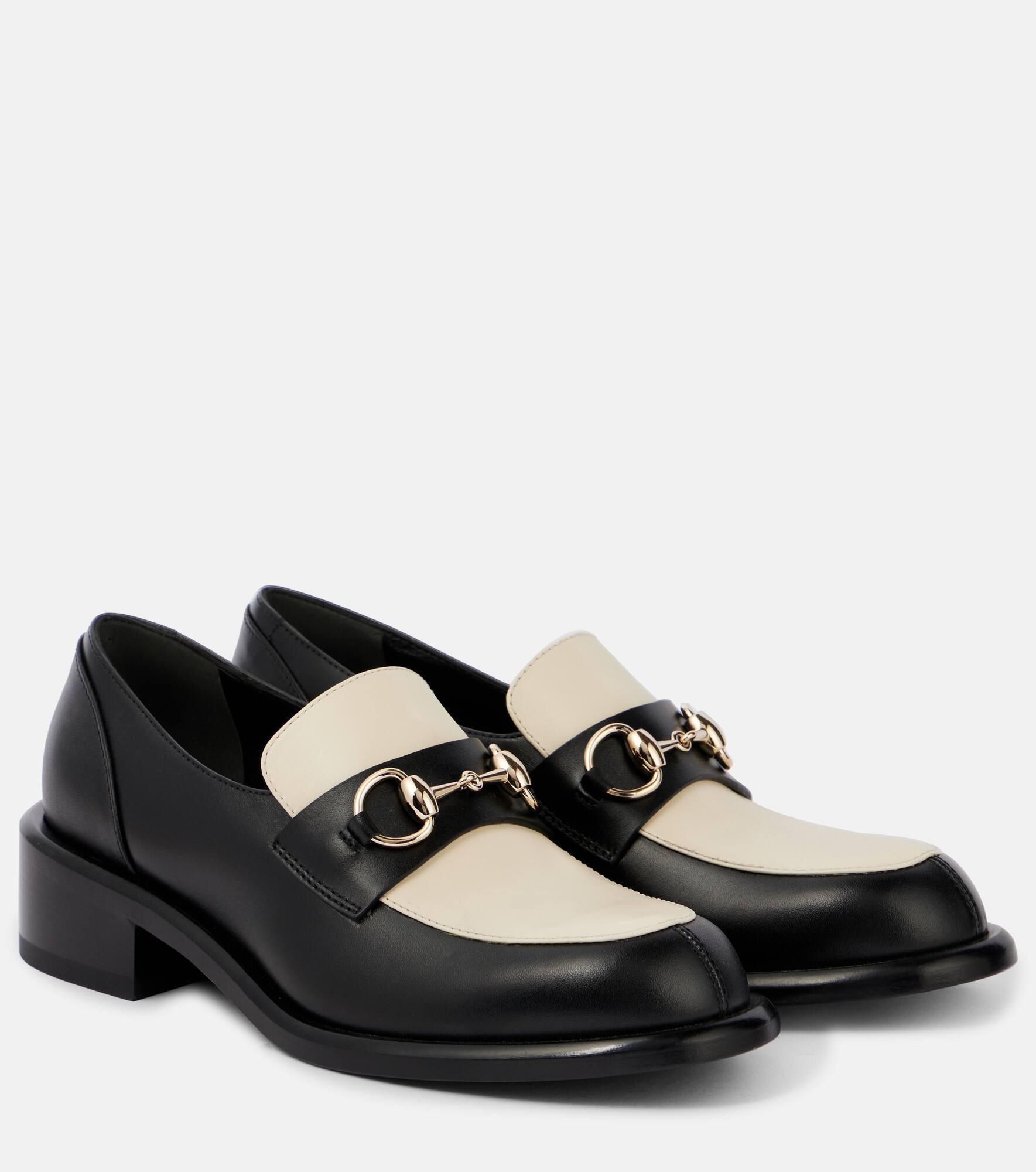 Horsebit leather loafers - 1