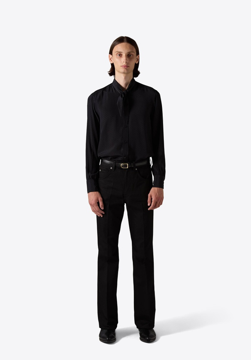 BLK DNM SHIRT 69 BLACK DOT JACQUARD outlook