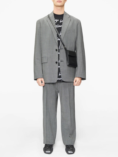 BALENCIAGA Oversized wool-blend twill suit jacket outlook