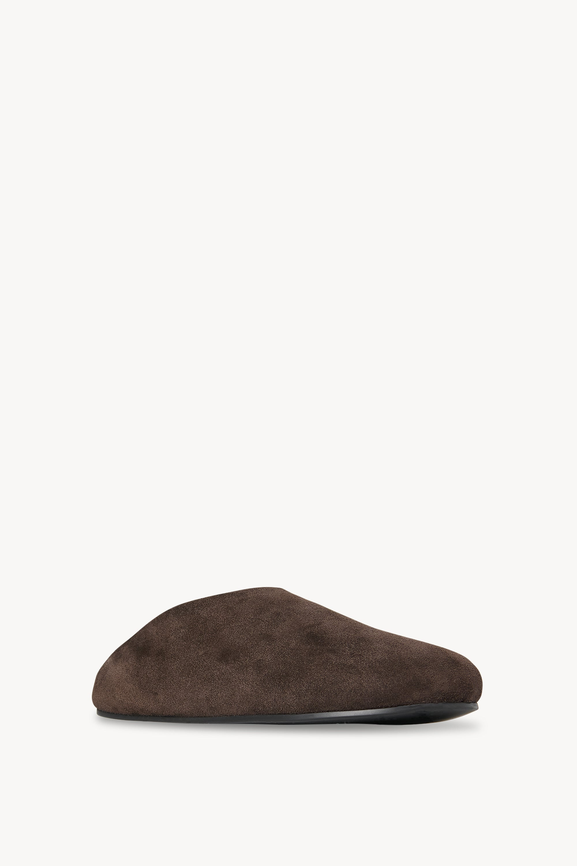 Hudson Slide in Suede and Shearling - 2