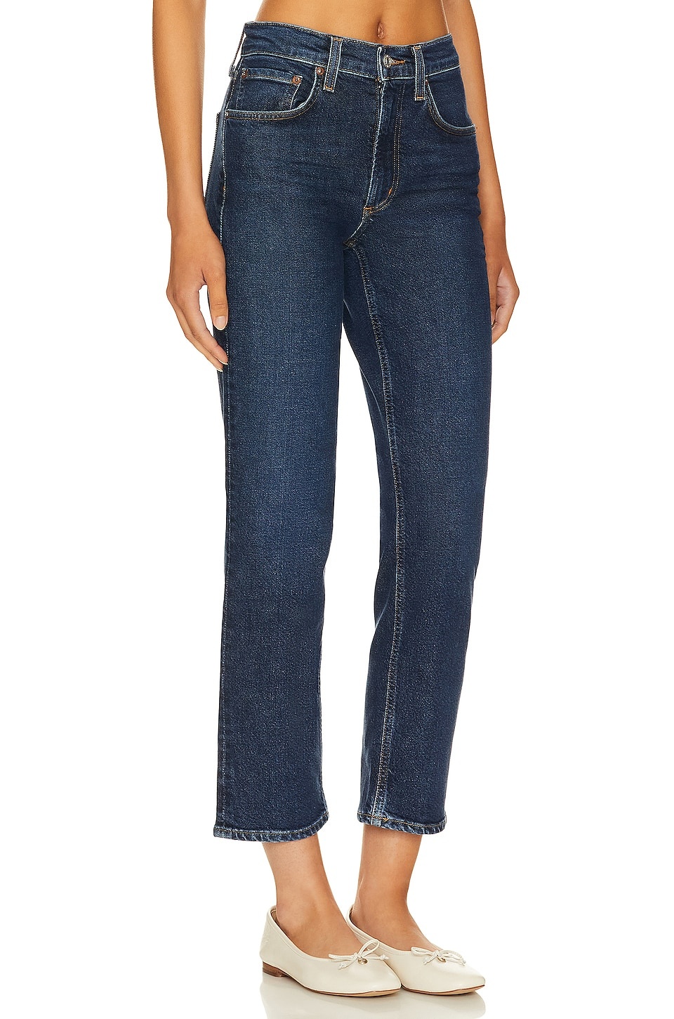 Kye Mid Rise Straight Crop - 2