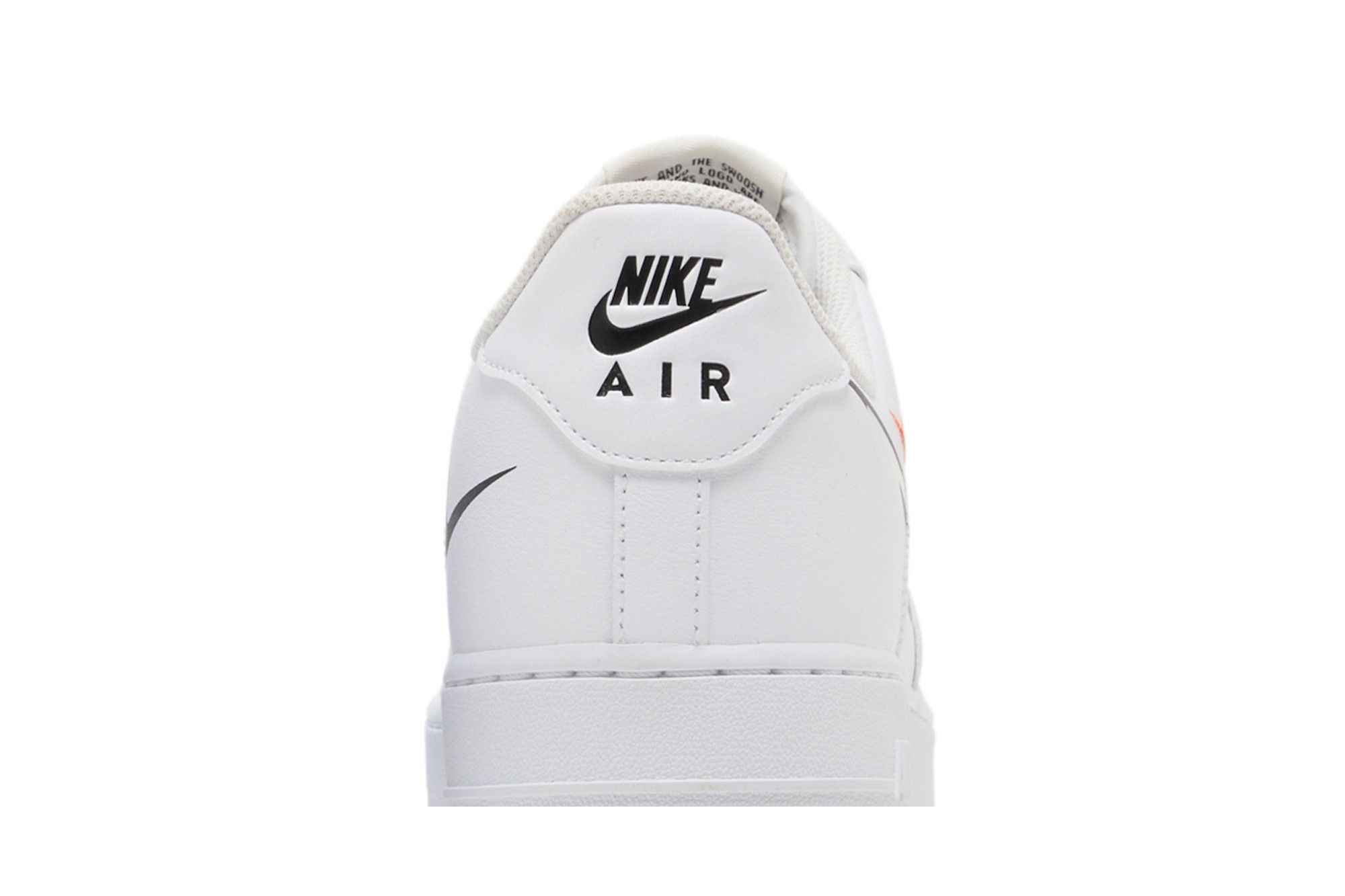 Air Force 1 '07 'Multi Swoosh - White Black' - 7