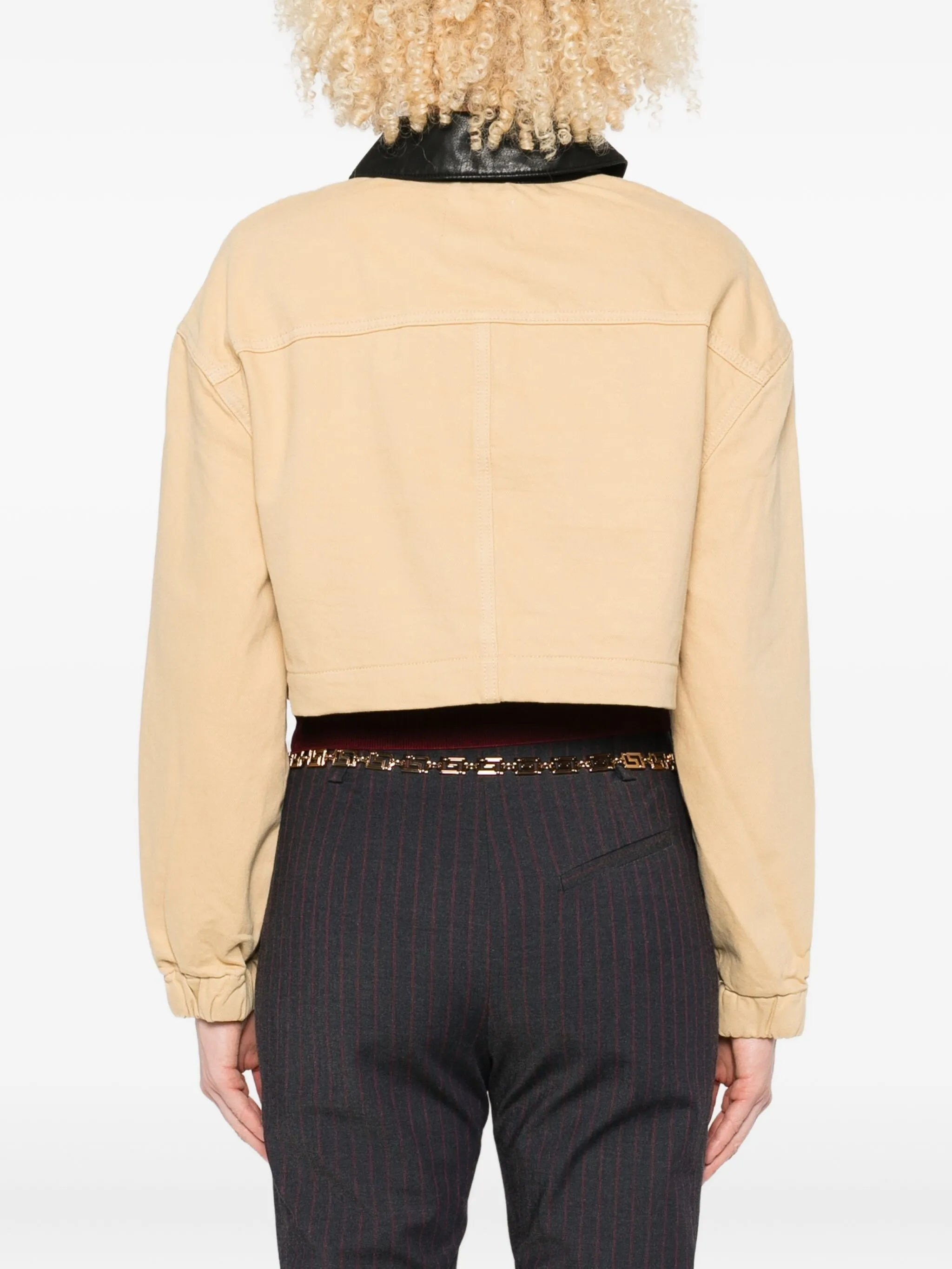 Self-portrait Leather-collared Jacket - 2