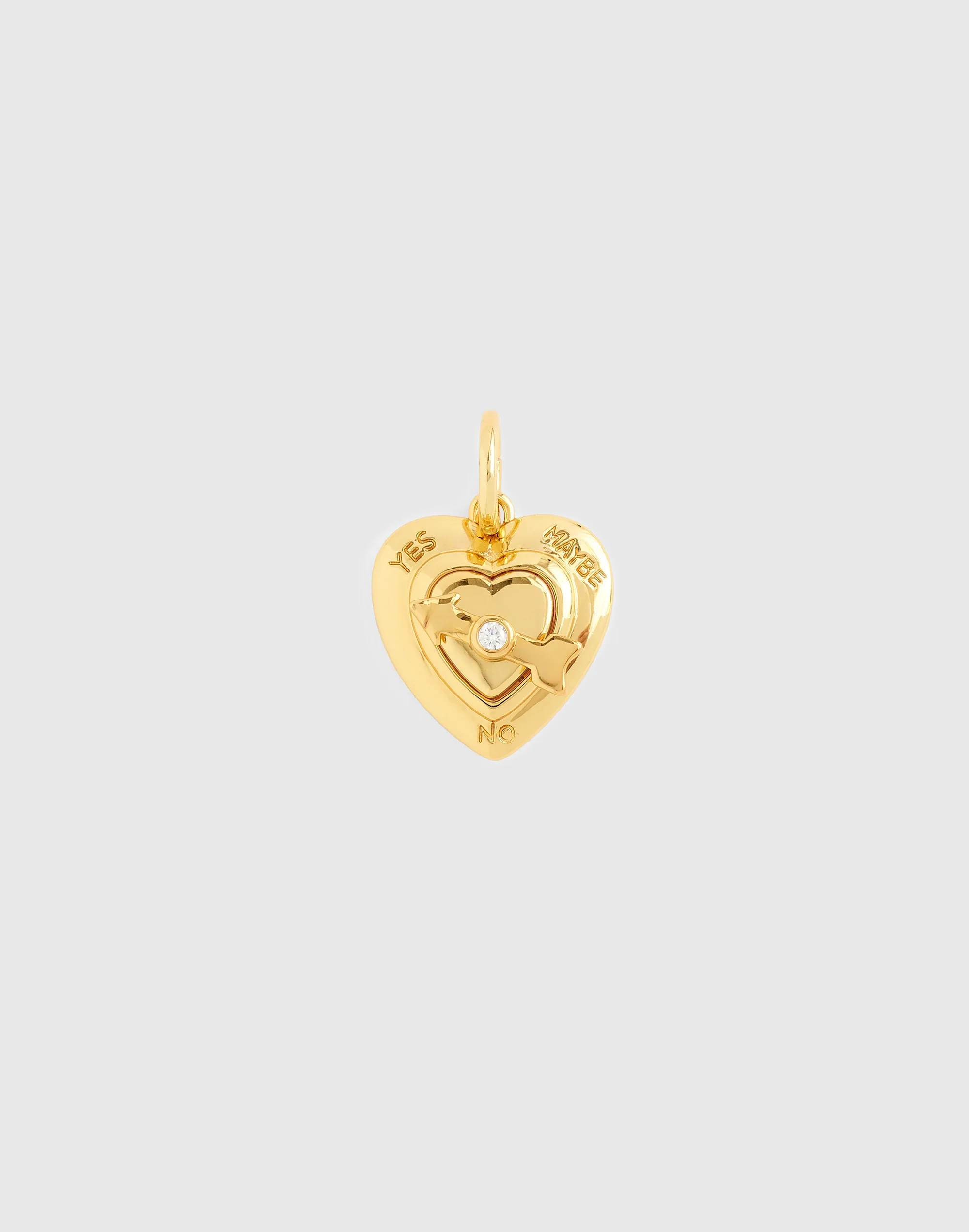 Heart Spinner Charm - 1