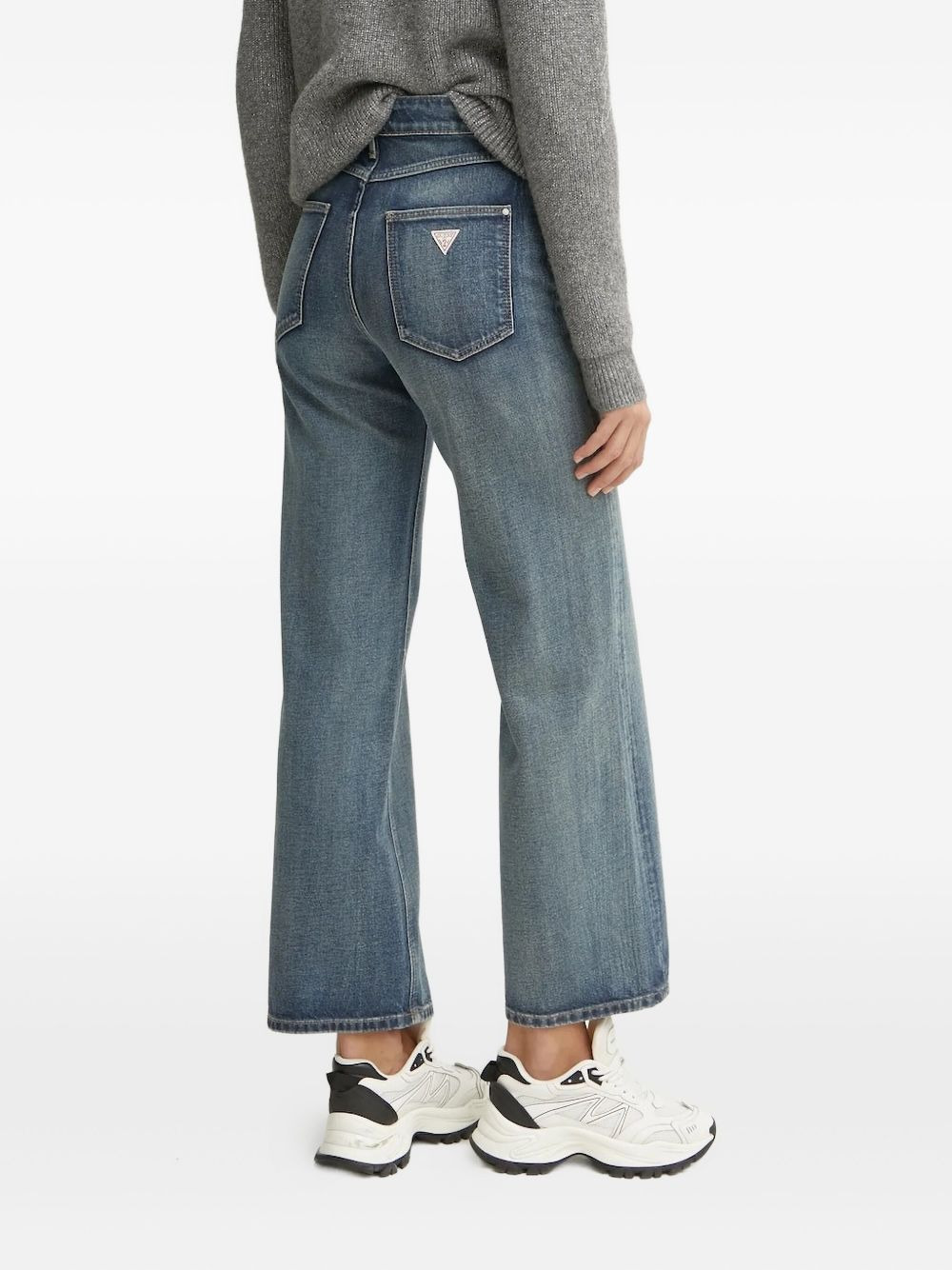 triangle-logo jeans - 2