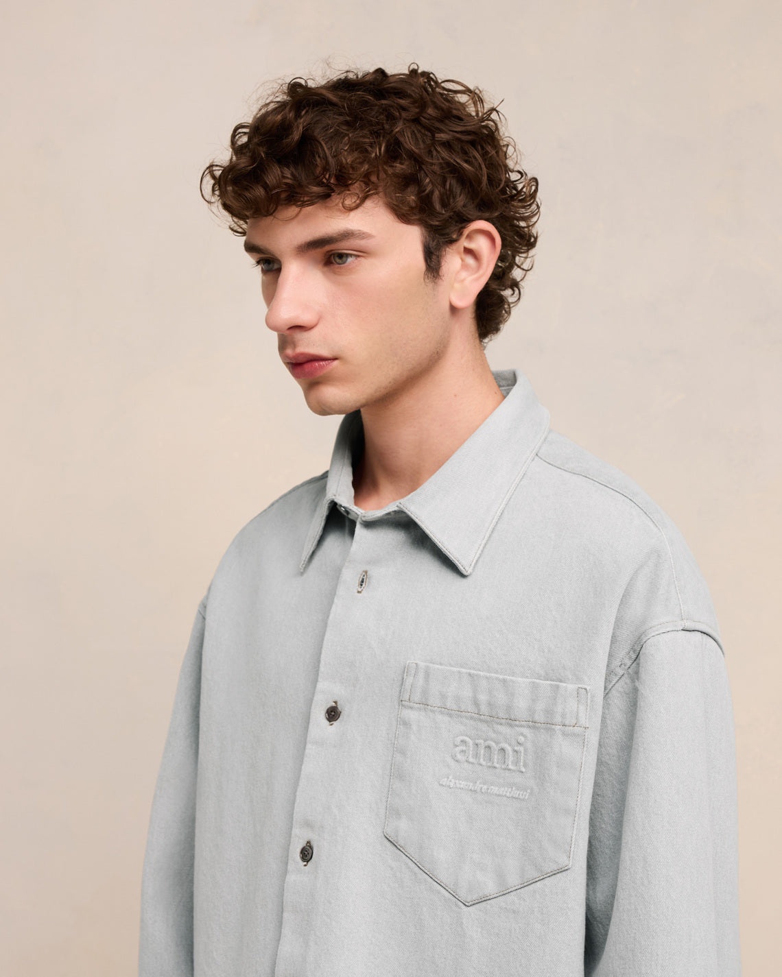 AMI DENIM SHIRT - 4