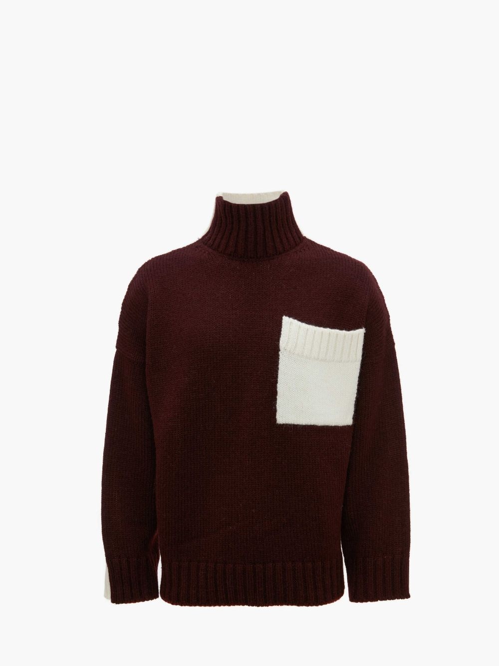 PATCH POCKET TURTLENECK JUMPER - 1