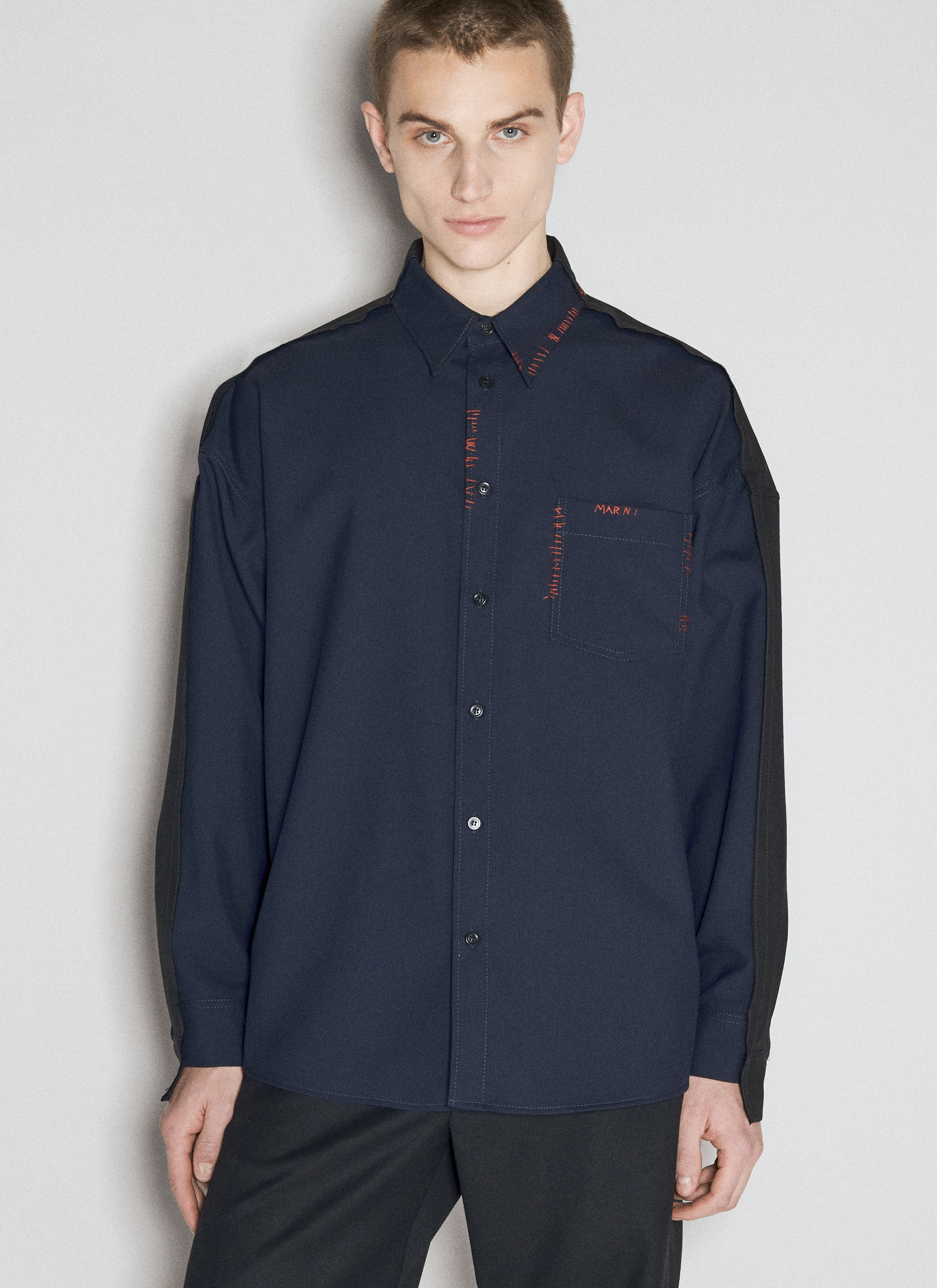 Marni tropical wool shirt