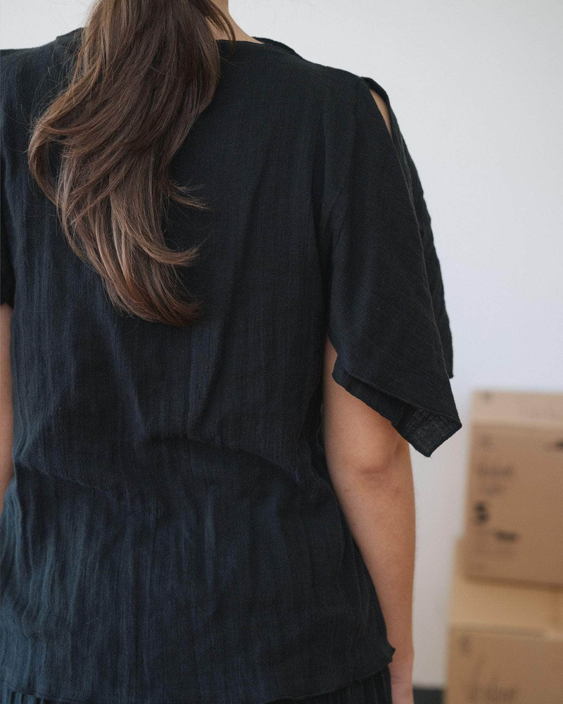 Folio Top - Crinkle Linen 4