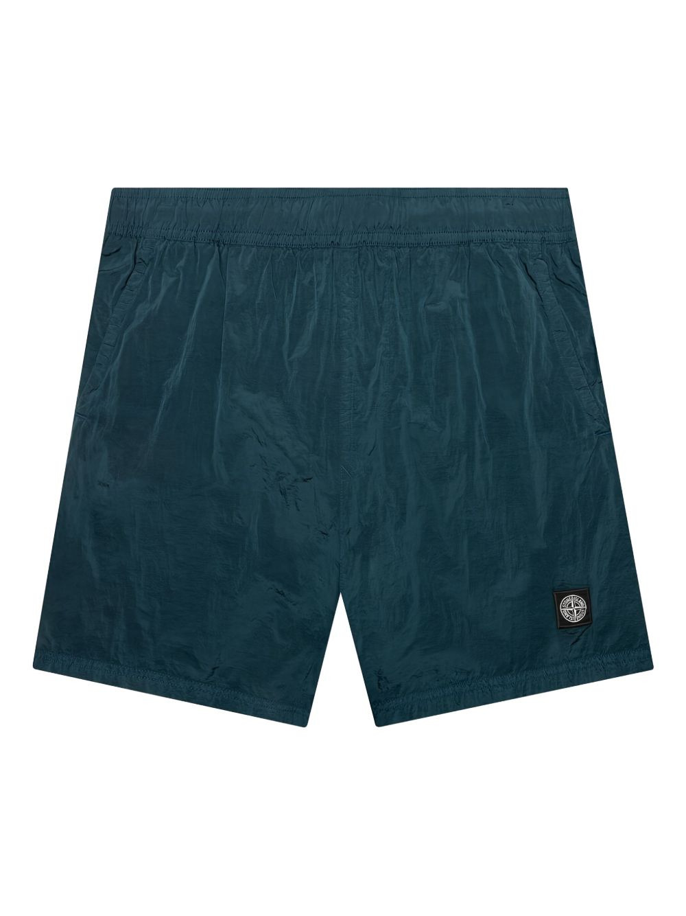 logo-patch deck shorts - 4
